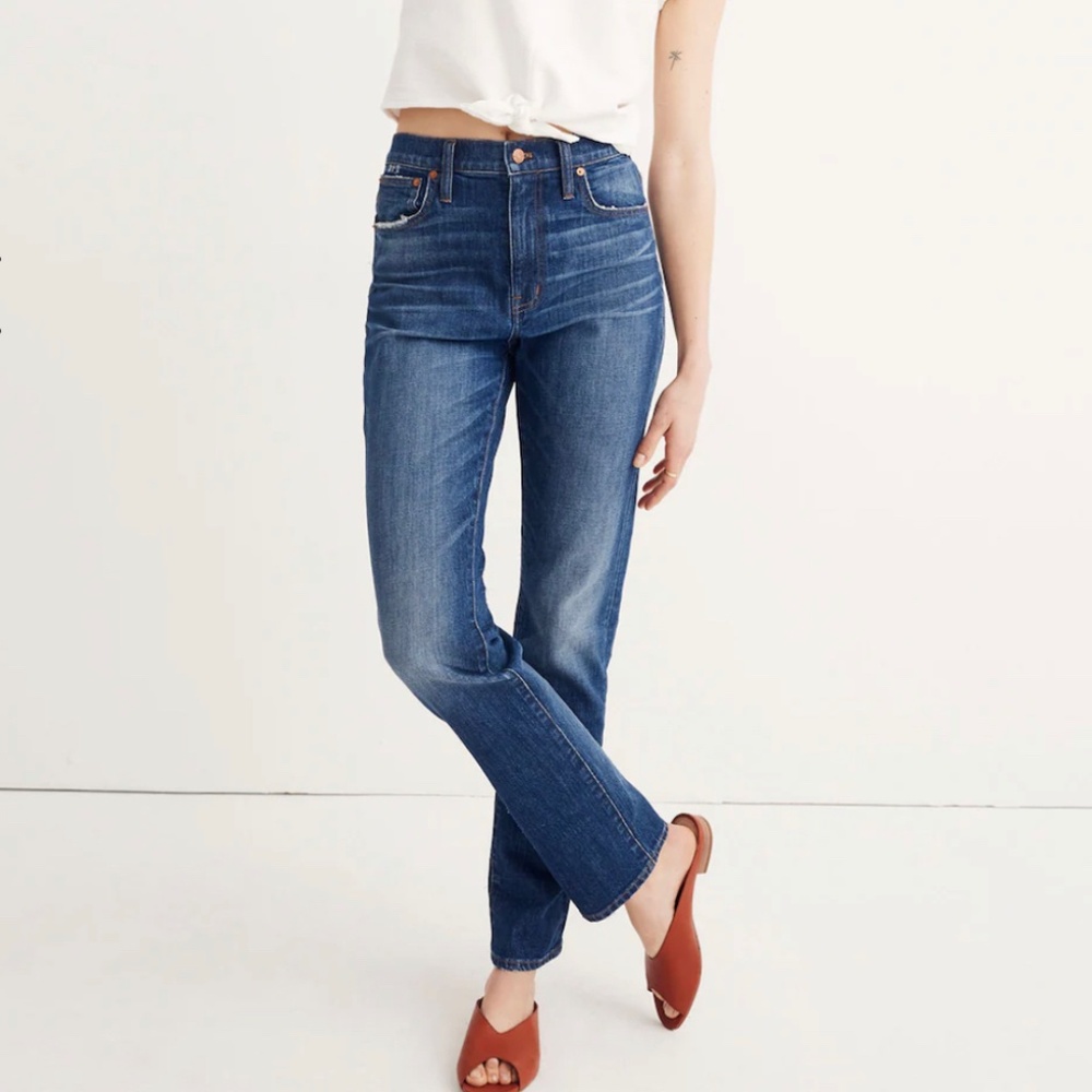 Madewell High Rise Slim Boyjean
